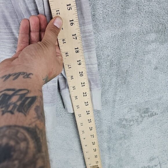 Lululemon Mul Bundle Wrap Womens Size 2 Gray Asymmetric Zip Jacket Athleisure - Picture 6 of 8